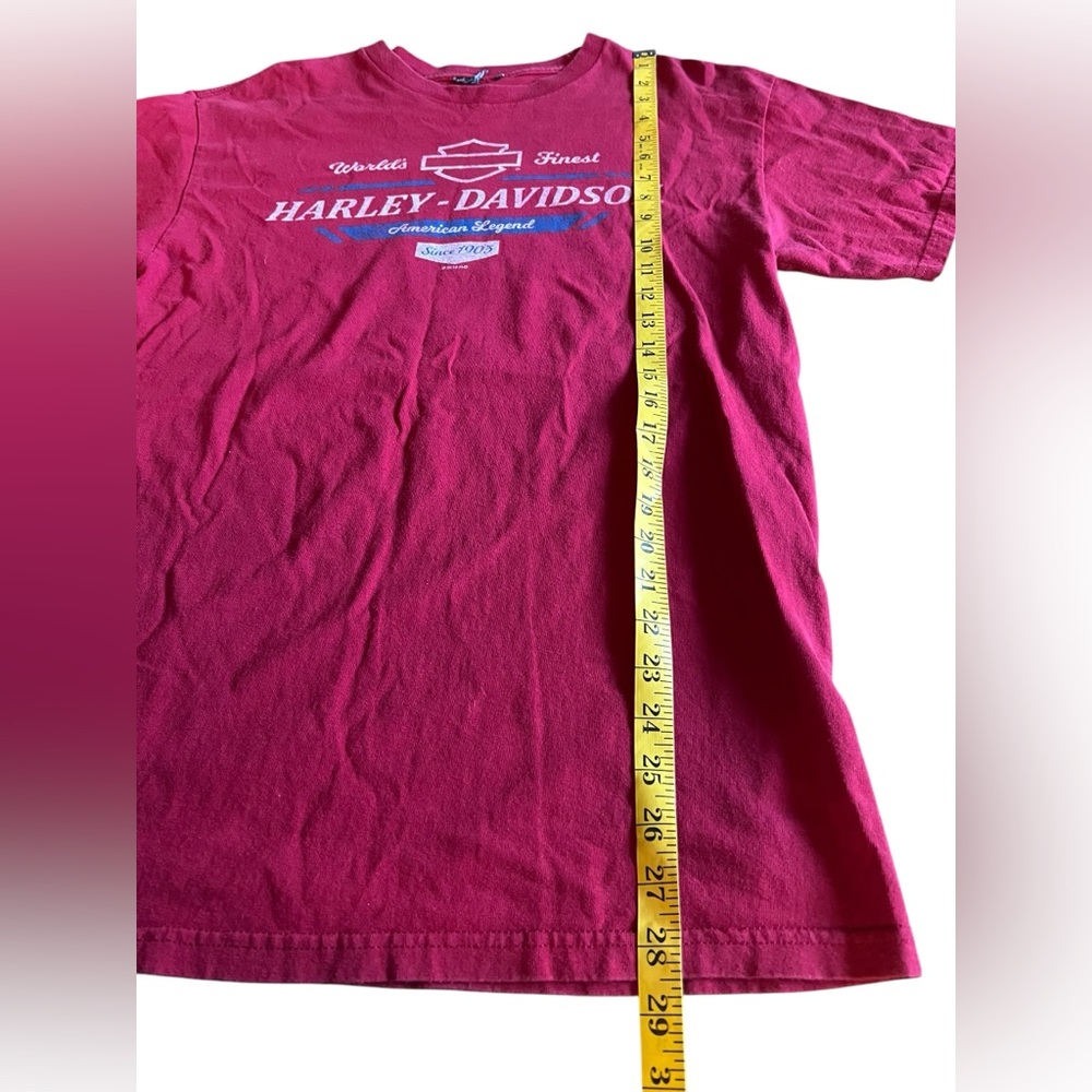 HARLEY-DAVIDSON Red Eagle T-Shirt MIKE BRUNO'S NORTHSHORE SLIDELL, LA Moto Sz L - Picture 5 of 8